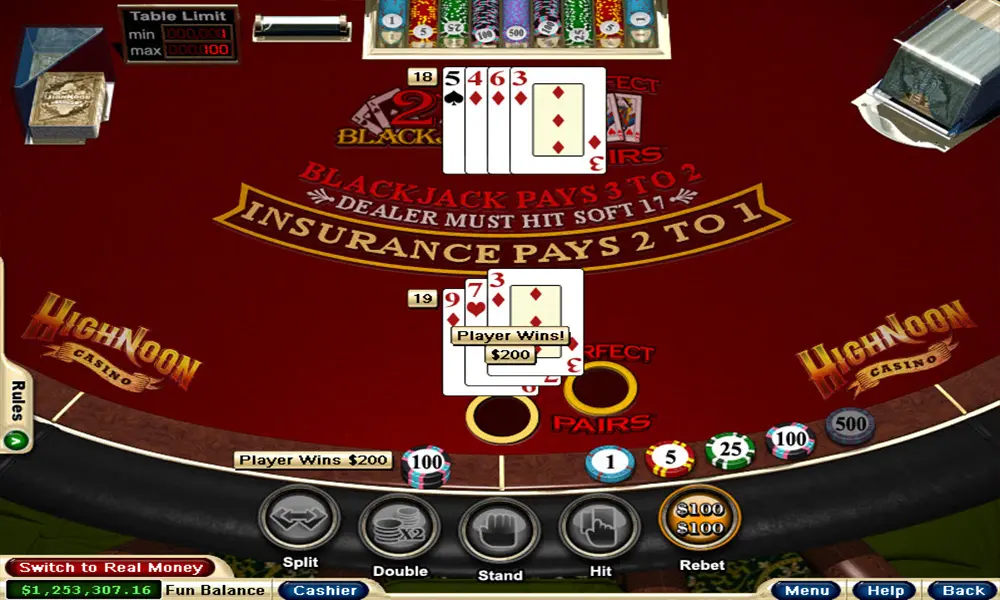 Blackjack Perfect Pairs: what is it and how much does it pay?