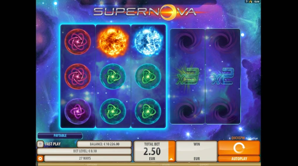 Play Supernova Online Slot Microgaming