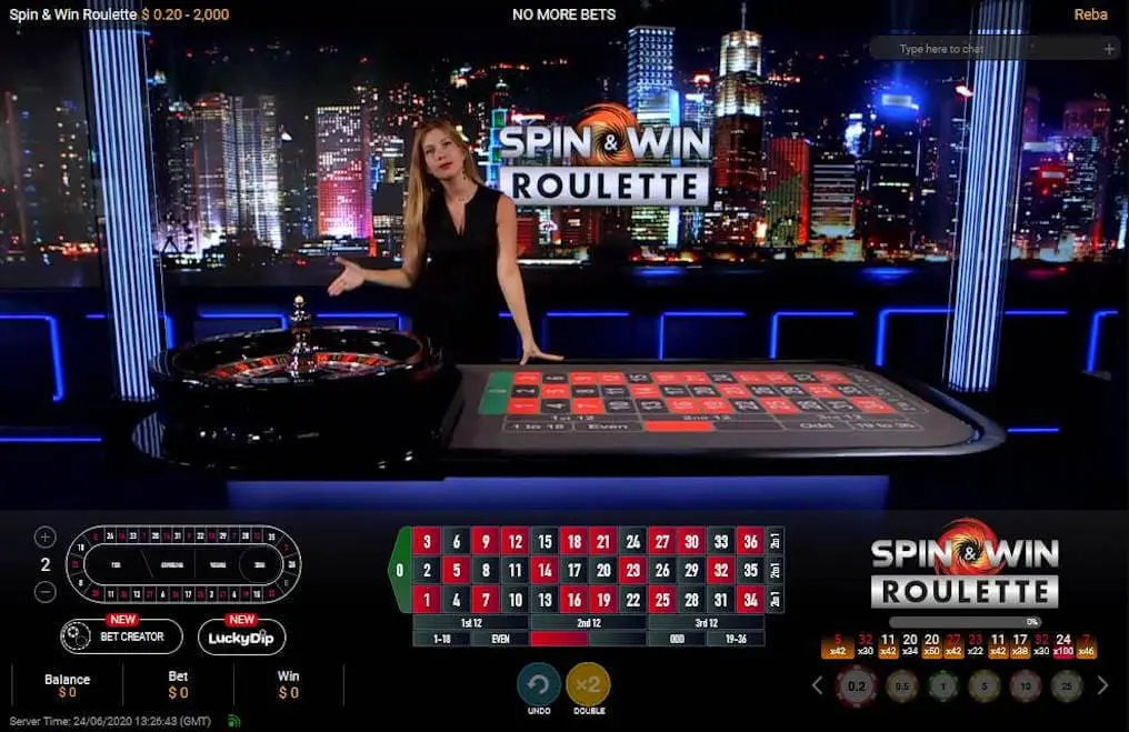 Spin & Win Roulette Gameplay