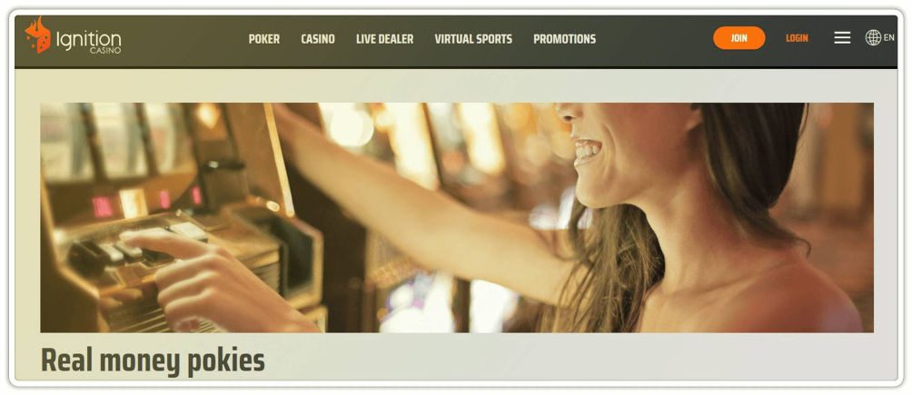 Play Pokies at Ignition Casino