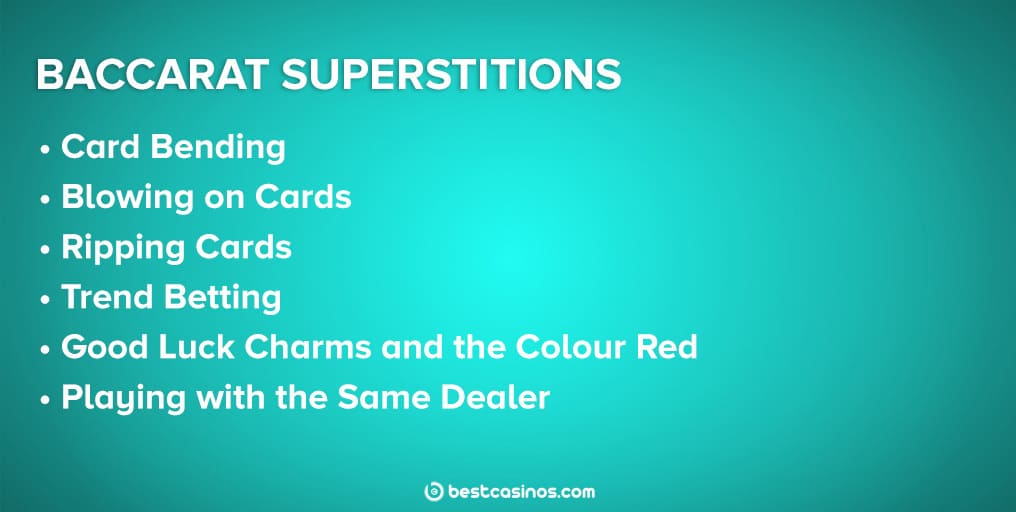 Superstitions in Baccarat