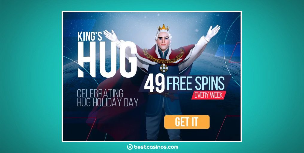 King Billy Casino Hug Day Promotion
