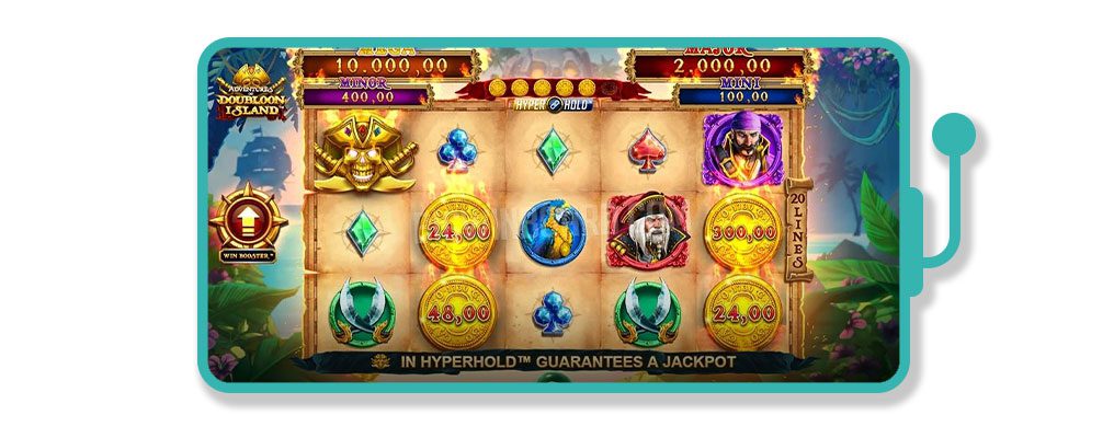 Adventures of Doubloon Island Pirate Slot GamesGlobal