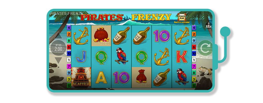 Pirates' Frenzy Blueprint Gaming Slot Pirate